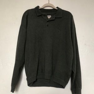 Quarter button up sweater